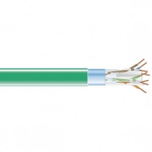 Black EVNSL0607A-1000 Cat6 Shielded 400-mhz Solid Bulk Cable (