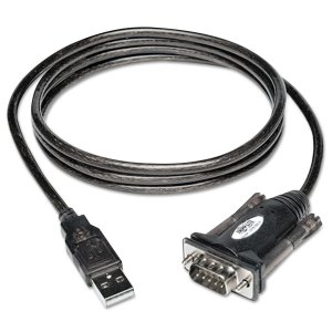 Tripp U209-000-R 5ft Usb To Serial Adapter Cable Usb-a To Db9 Rs-232 M