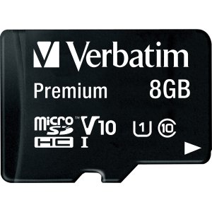 Verbatim 44081 (r)  Microsdhc(tm) Card With Adapter (8gb; Class 10)