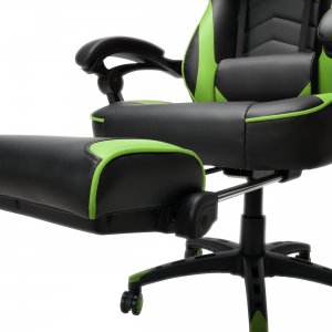 Ofm RSP-110-GRN Respawn Recline Gaming Chrfootrest Grn