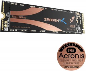 Sabrent SB-ROCKET-NVME4-500 500gb Rocket Nvme Pcie 4.0 M.2