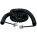 Black EJ300-0012 Rj-22 Modular Coiled Handset Cord Black 12-ft. 3.6-m