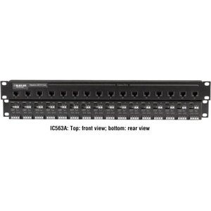 Black IC562A Cctv Passive Hub With (16) Bnc Coax Conn