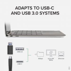 Plugable USBC-6950UE Plugable 4k Displayport And Hdmi Adapter