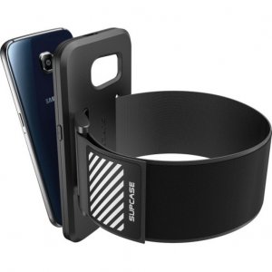 I SUP-S6-ARM-BK Galaxy S6 Armband Sport Case - Black