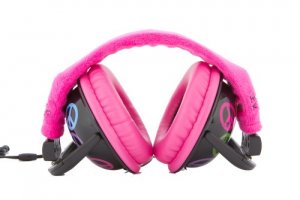 Hello 35009-PNK Foldable Plush Headphones