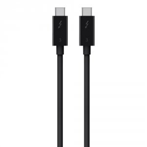 Belkin F2CD084BT0.5MBK 0.5m 40gbits Black Thunderbolt Cable