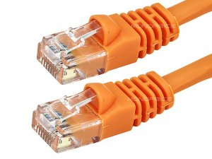 Monoprice 3388 Cat5e 24awg  Cable_ 10ft Orange