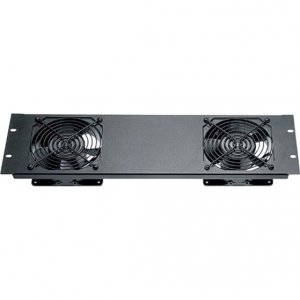 Black RMT079 Quiet Fan Panel With Dual Fans