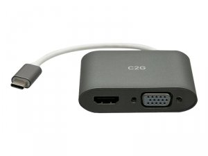 C2g C2G29831 Usb-c To Hdmi And Vga Mst Adap