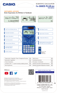 Casio FX-300ESPLS2-BU 2nd Edition Scientific Blue