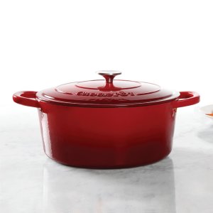 Gibson 69147.02 7qtoval Dutchoven Crockpot Red