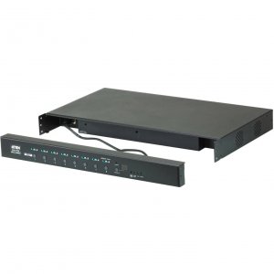 Aten PE6208AV 1u, 20a 100-120v,8x Nema 5-20r,pdu Metering