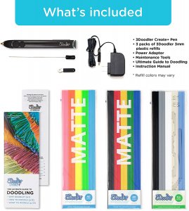 3doodler 8CPSBKUS3E Create Essentials Pen  Onyx