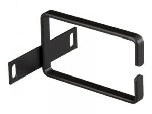 Black RMB022 Rackmount Ring Bracket, 3.5inh (2u) X 2.5inw X 3ind