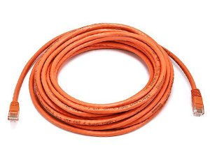 Monoprice 2386 Cat6 Crossover Bare Copper 25ft - Ornge