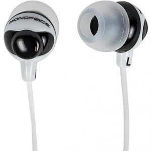 Monoprice 8321 Button Design Noise Isolating Earphones