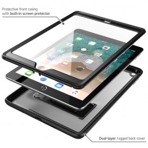 I IPAD-97-ARES-BK Ipad 9.7 Ares Clear Case - Sleek Black Protection