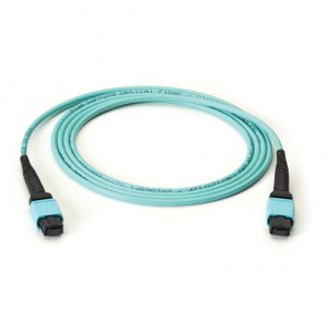 Black FOTC20M3-MP-12AQ-3 Mtp Om3 Fiber Optic Trunk Cable - Plenum, 12-