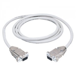 Black EYN257T-0006-FF Db9 Serial Null-modem Cable, Db9 Female