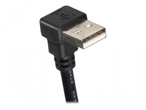 Black USBR08-0004 4ft Usb 2.0 A Male To A Female Right Angle Adapter C