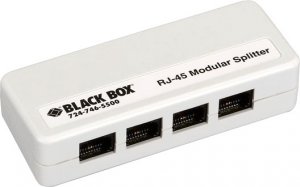 Black FM805-R2 8-port Rj-45 Modular Splitter, 5-position Configuration