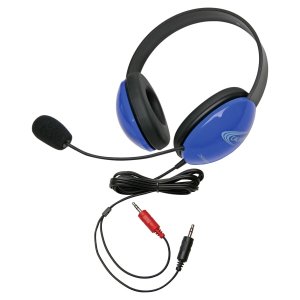 Ergoguys 2800BL-AV Califone Stereo Headset 2 3.5mm Plugs Bl