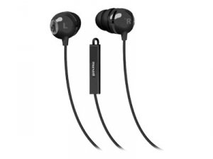 Hitach 196131 Classic Earbud With Mic Black