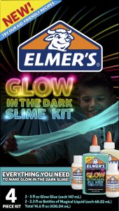 Elmers 2062242 Glue,glow Slime Kit,tl