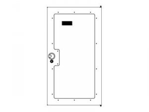 Chief NG1D44F G1 Enclosed Rack Door 44u Perf