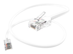 Unirise PC5E-50F-WHT 50ft White Cat5e  Patch Cable, Utp, No Boots