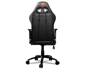 Compucase ARMOR PRO BLACK Premium Gaming Chair, Faux Suede Black