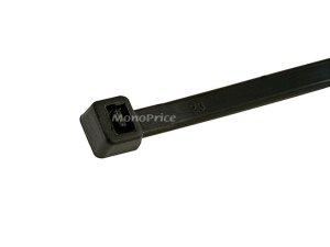 Monoprice 5755 Cable Tie 4 Inch 18lbs_ 100pcspk-black