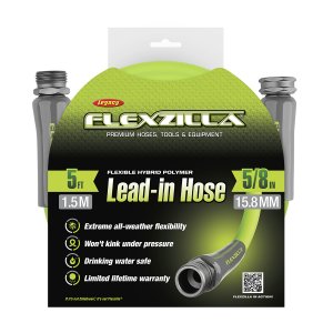 Flexzilla HFZG505YW 5ft Garden Hose With 34in Ght Fittings