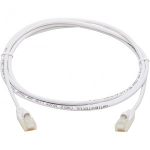 Tripp N261AB-S05-WH Cat6a Cable Antibacterial Slim Mm 5ft