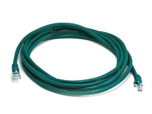 Monoprice 3387 Cat5e 24awg  Cable_ 10ft Green