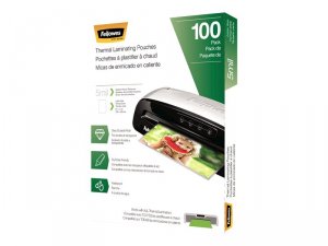 Fellowes RA49881 Thermal Laminating Pouches - Letter, 5 Mil, 100 Pack 