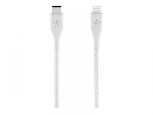 Belkin F8J243BT04-WHT Duratek Plus Lightning To Usb-c Cable,4