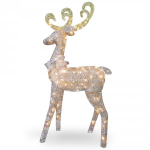 Gardman N09DF100064U Gt 60h Lit Standing Reindeer