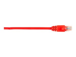 Black CAT5EPC-001-RD Cat5e Patch Cables Red