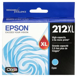 Original Epson T212XL220-S T212 High Capacity Cyan Ink Cartridge Wsens