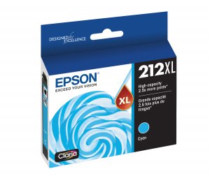 Original Epson T212XL220-S T212 High Capacity Cyan Ink Cartridge Wsens