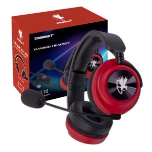 Digifast OP7-R Op7-r Orpheus Red Gaming Headset, Noise-canceling Adjus