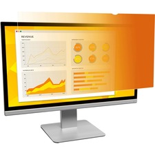 3m GF238W9B Gold Privacy Filter For 23.8 In Monitors 16:9  Gold, Gloss