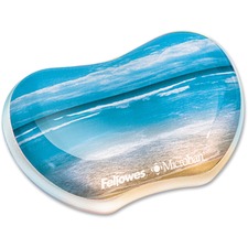 Fellowes 9179501 Photo Gel Wrist Rest Microbanreg; Protection - Sandy 