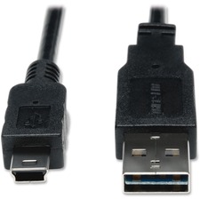 Tripp UR030-006 6ft Usb 2.0 High Speed Cable Reversible A To 5pin Mini