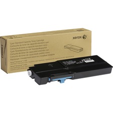 Used Original Xerox 106R03502 Toner Cartridge - Cyan - Laser - Standar