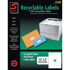 Simon SJP SL11349 Simon Sj Paper Recyclable Laserink Jet Labels - 1 21