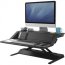 Used Fellowes 8080301 Lotustrade; Dx Sit-stand Workstation - Black - 3