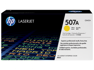 Original Hp CE402A Hp 507a () Toner Cartridge - Single Pack - Laser - 